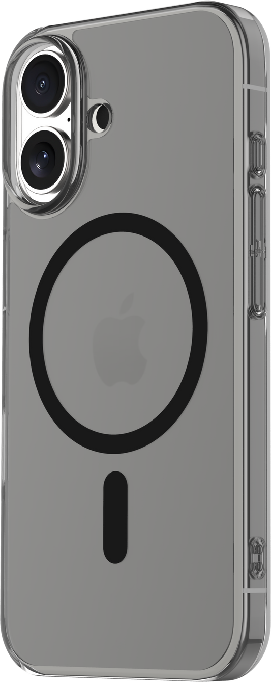 Tekne Crystal Hybrid Case for iPhone 17 -Clear Black