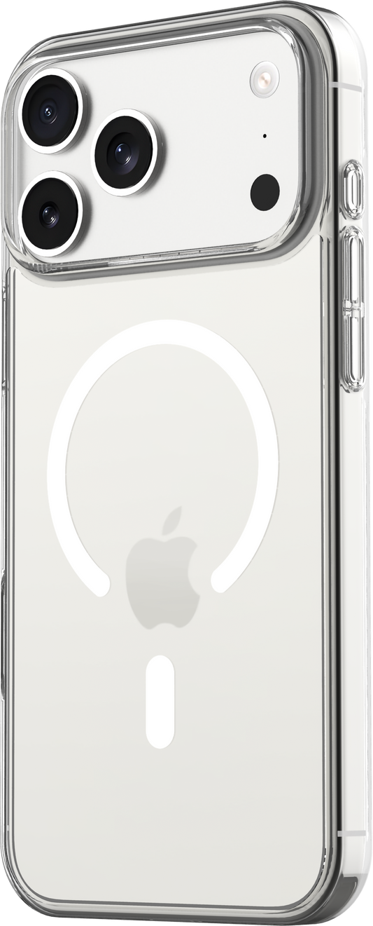 TEKNE Crystal Hybrid Case for iPhone 17 Pro Max-Clear