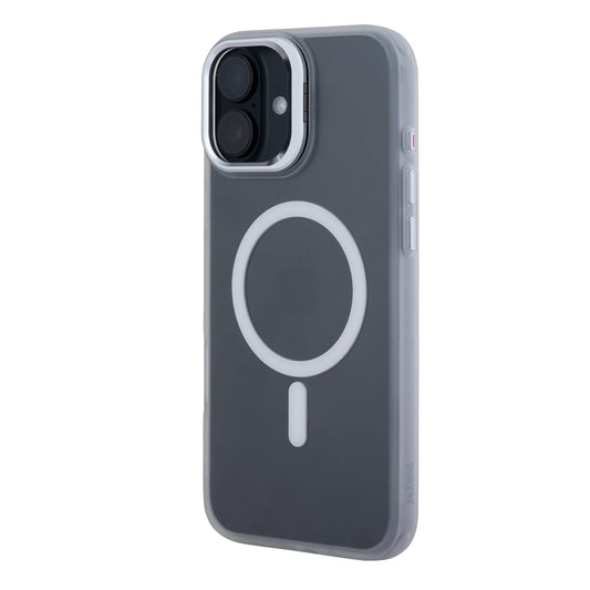 Tekne CLEAR Case with Camera stand for iPhone 16 Plus-White