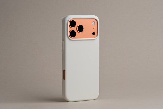 TEKNE Silicone Case Compatible with MagSafe for iPhone 17 Pro Max-Beige