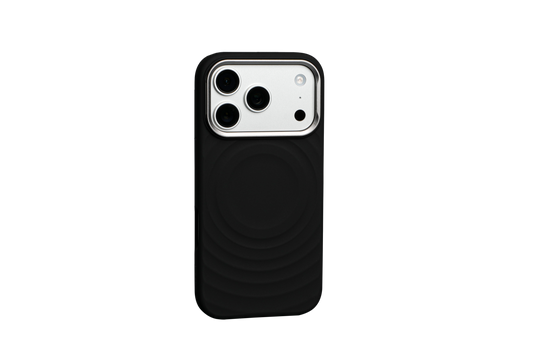 TEKNE WaveStand Silicone Case for iPhone 17 Pro- Black