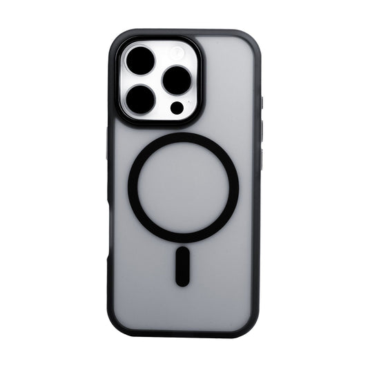 Tekne Matt MagSafe Case for iPhone 16 Pro | Matte Finish | MagSafe Compatible & Scratch-Resistant - Black