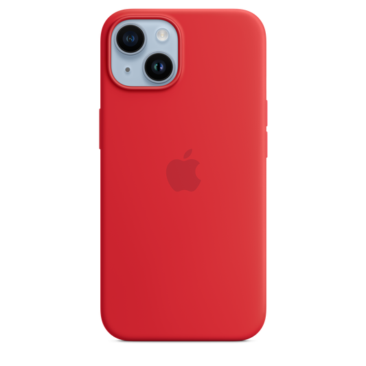 iPhone 14 Silicone Case with MagSafe - (PRODUCT)RED
