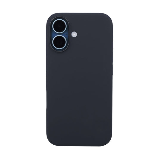Tekne Silicone Case for iPhone 16 | Soft-Touch Grip | Shockproof & Wireless Charging Compatible - Black