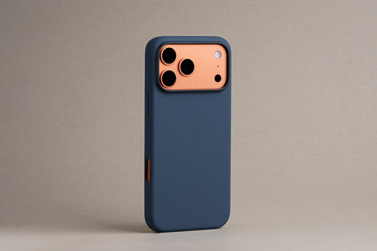 TEKNE Silicone Case Compatible with MagSafe for iPhone 17 Pro Max- Blue