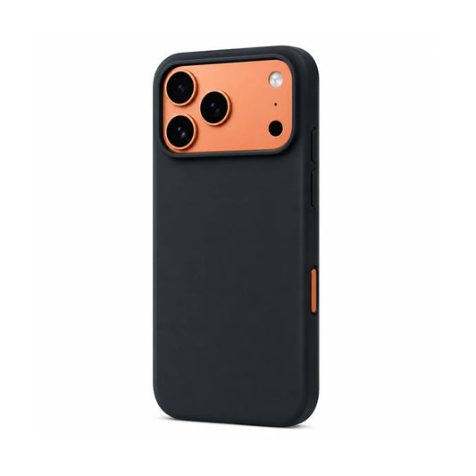 TEKNE Silicone Case Compatible with MagSafe for iPhone 17 Pro Max-Black