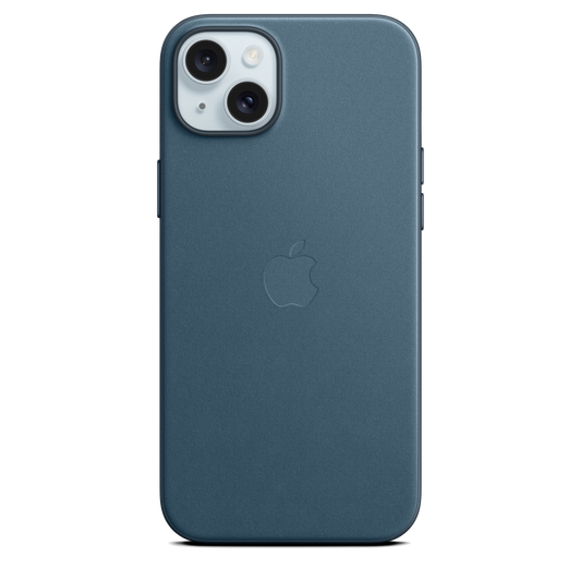iPhone 15 Plus FineWoven Case with MagSafe - Pacific Blue
