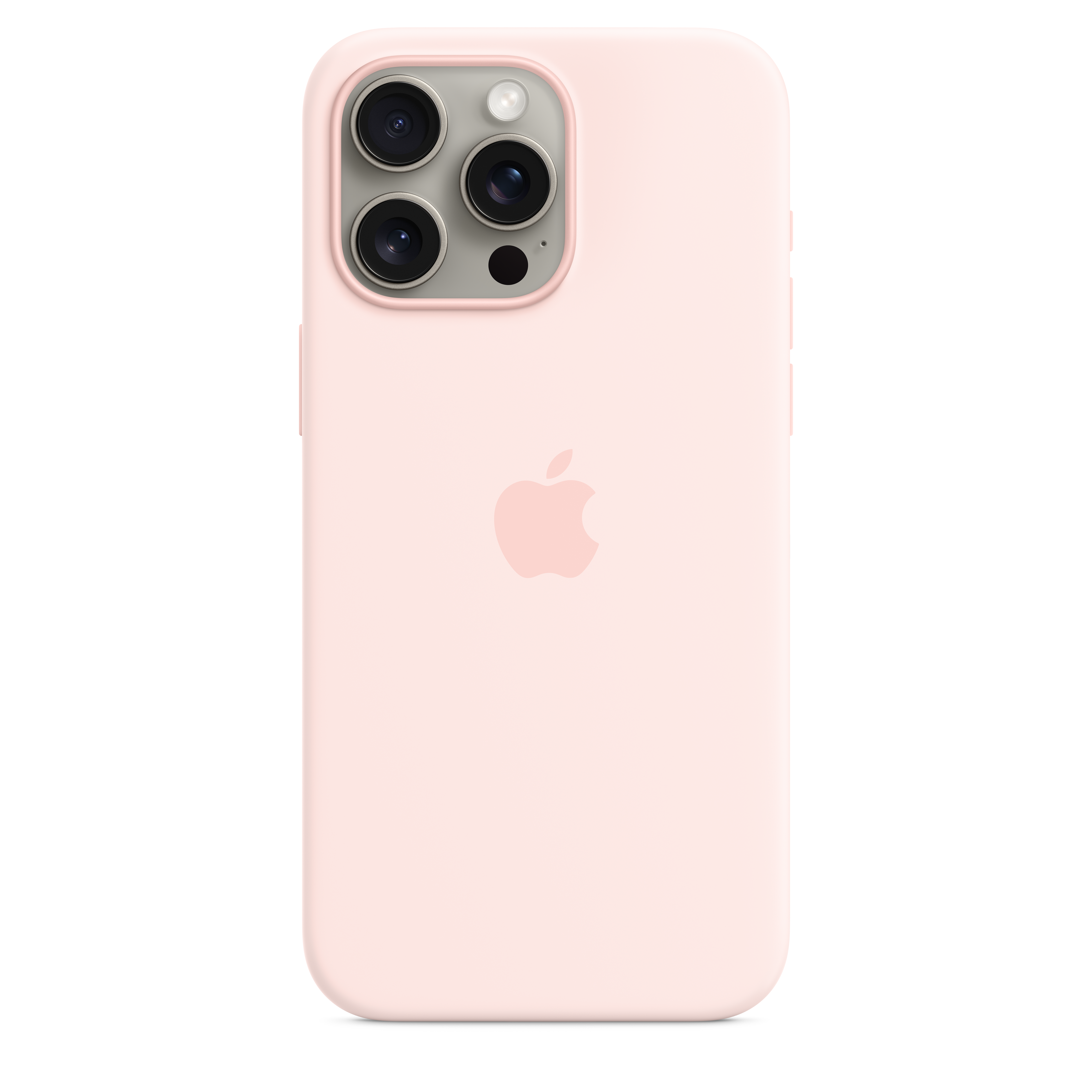 Funda iPhone 11 silicona logo rosa