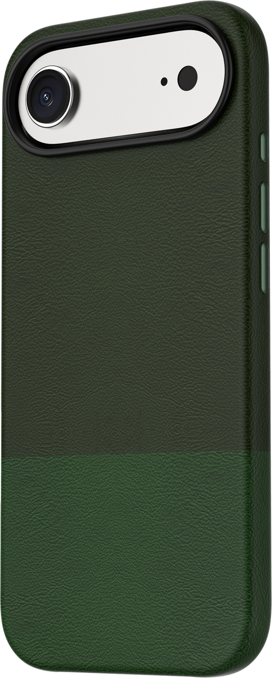 TEKNE DualTone Vegan Leather Case for iPhone 17 Air-Green