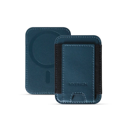 HYPHEN MagSafe Wallet - Single Pocket Holder - Blue