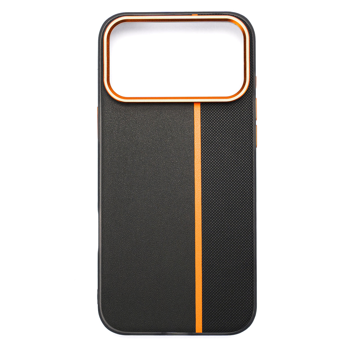Tekne TwoTone Leather Case for iPhone 18 ProMax- Black