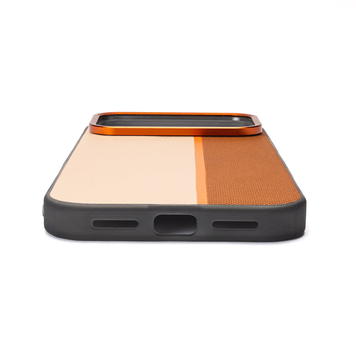 Tekne TwoTone Leather Case for iPhone 18 ProMax- Brown