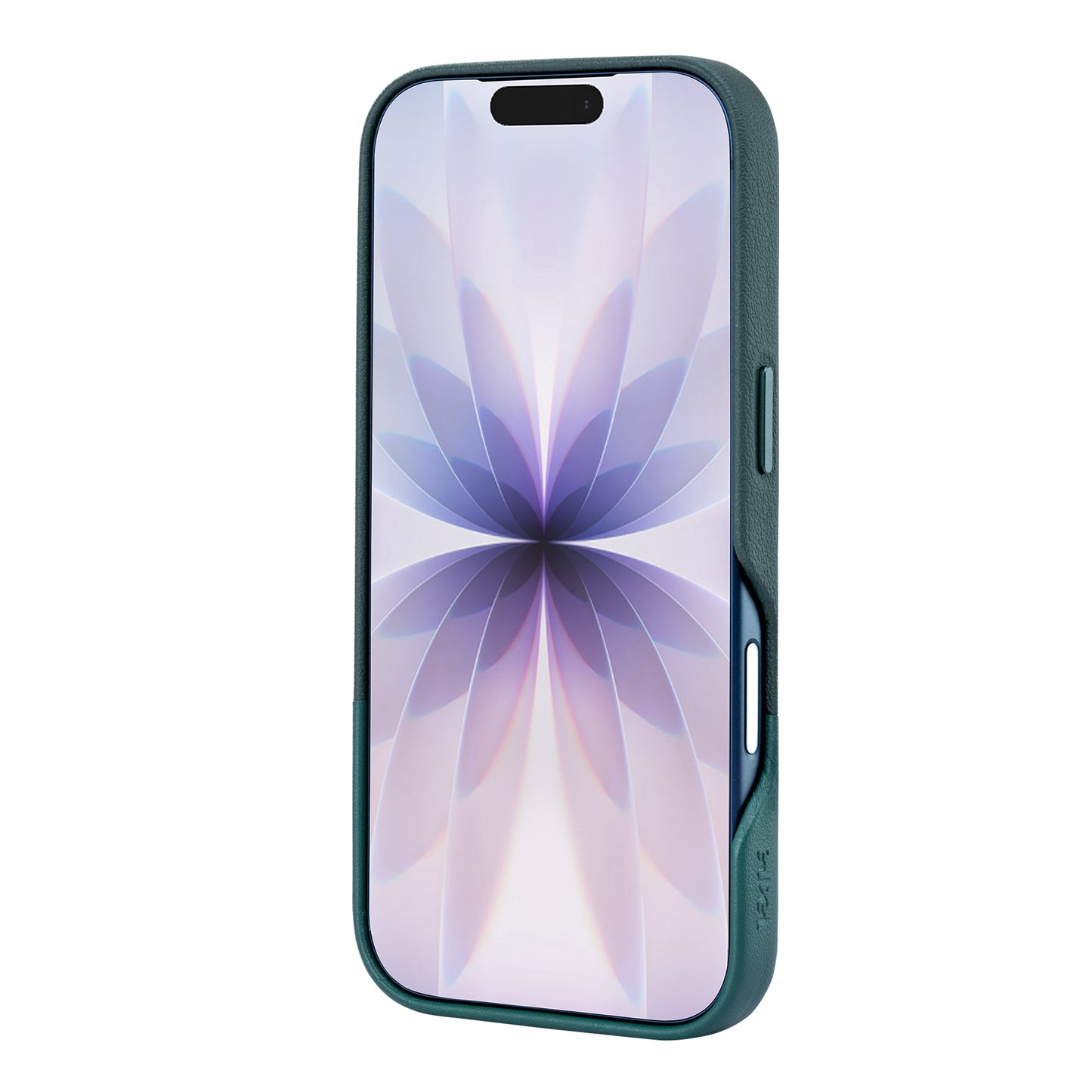 TEKNE DualTone Vegan Leather Case for iPhone 17  Pro- Green