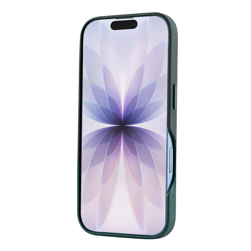 TEKNE DualTone Vegan Leather Case for iPhone 17-Green Get best offers for TEKNE DualTone Vegan Leather Case for iPhone 17-Green