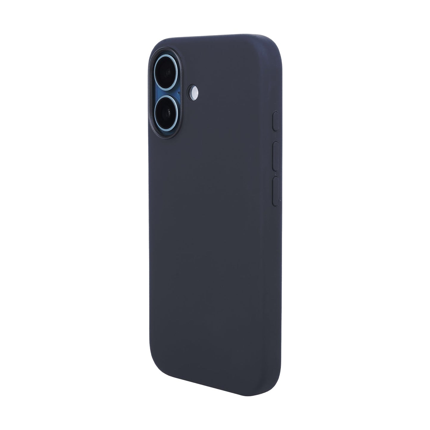TEKNE Silicone Case for iPhone 16 | Soft-Touch Grip | Shockproof & Wireless Charging Compatible - Black