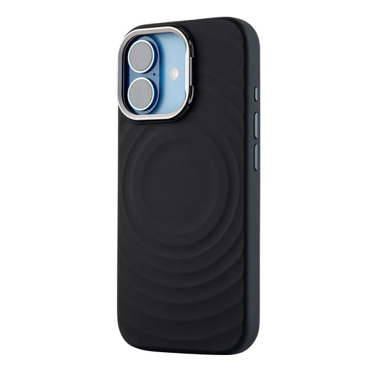 TEKNE WaveStand Silicone Case for iPhone 17- Black