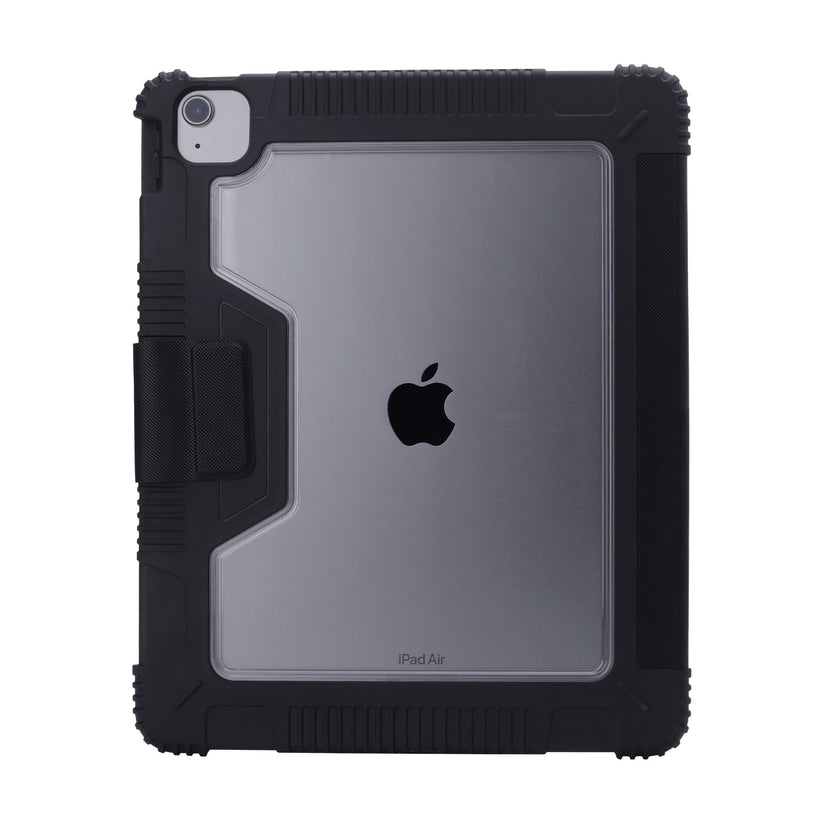 TEKNE Shockproof Vegan Leather Case for iPad Air 13 M2 | Stand Function | Drop Protection - Black Get best offers for TEKNE Shockproof Vegan Leather Case for iPad Air 13 M2 | Stand Function | Drop Protection - Black