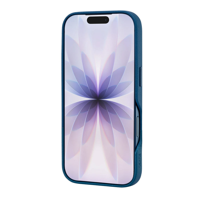 TEKNE DualTone Vegan Leather Case for iPhone 17  Pro- Blue Get best offers for TEKNE DualTone Vegan Leather Case for iPhone 17  Pro- Blue