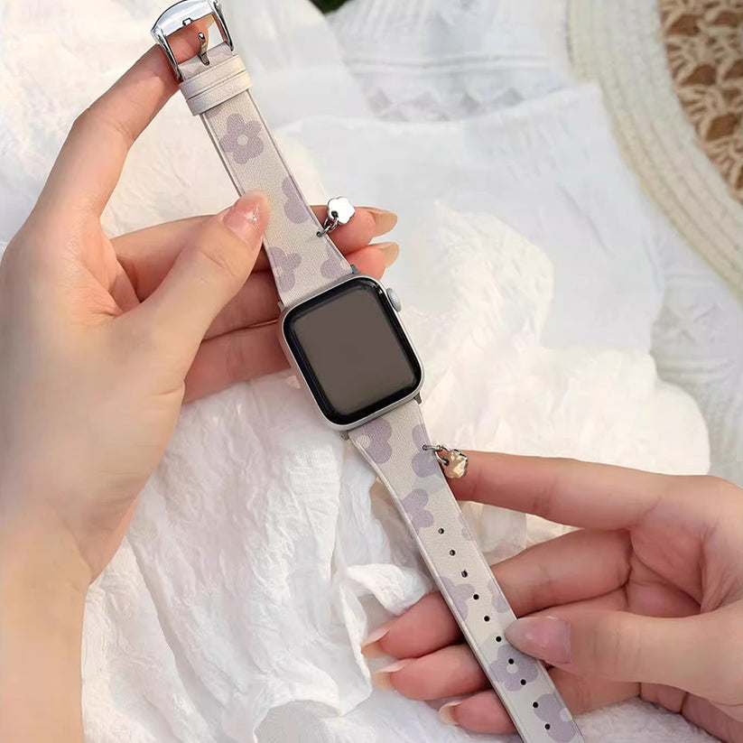 TEKNE FLORO Leather Band | Printed Genuine Leather, Durable, Stylish Strap  Get best offers for TEKNE FLORO Leather Band | Printed Genuine Leather, Durable, Stylish Strap 