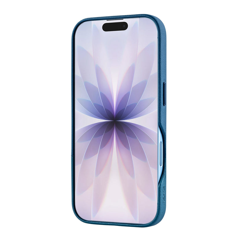 TEKNE DualTone Vegan Leather Case for iPhone 17 -Blue Get best offers for TEKNE DualTone Vegan Leather Case for iPhone 17 -Blue