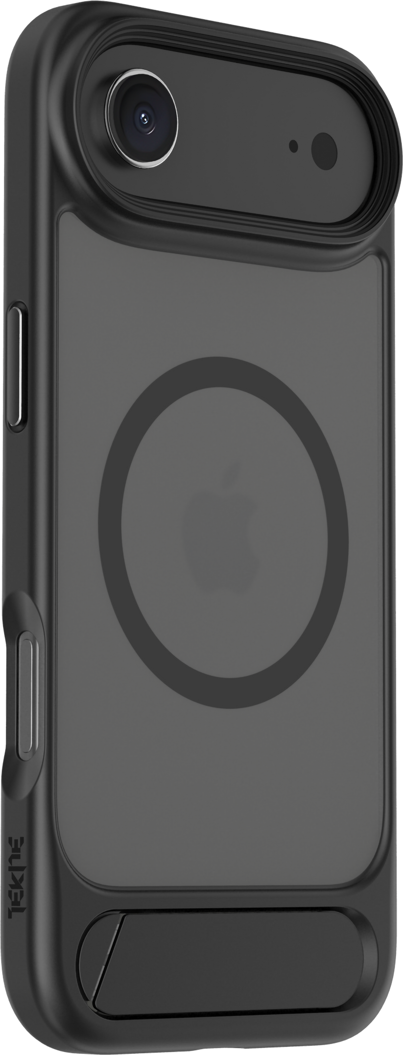 TEKNE Hybrid Frost Matte with stand Case for iPhone 17 Air-Black Get best offers for TEKNE Hybrid Frost Matte with stand Case for iPhone 17 Air-Black