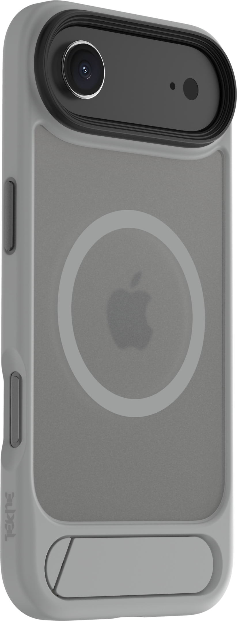 TEKNE Hybrid Frost Matte with stand Case for iPhone 17 Air-Grey Get best offers for TEKNE Hybrid Frost Matte with stand Case for iPhone 17 Air-Grey