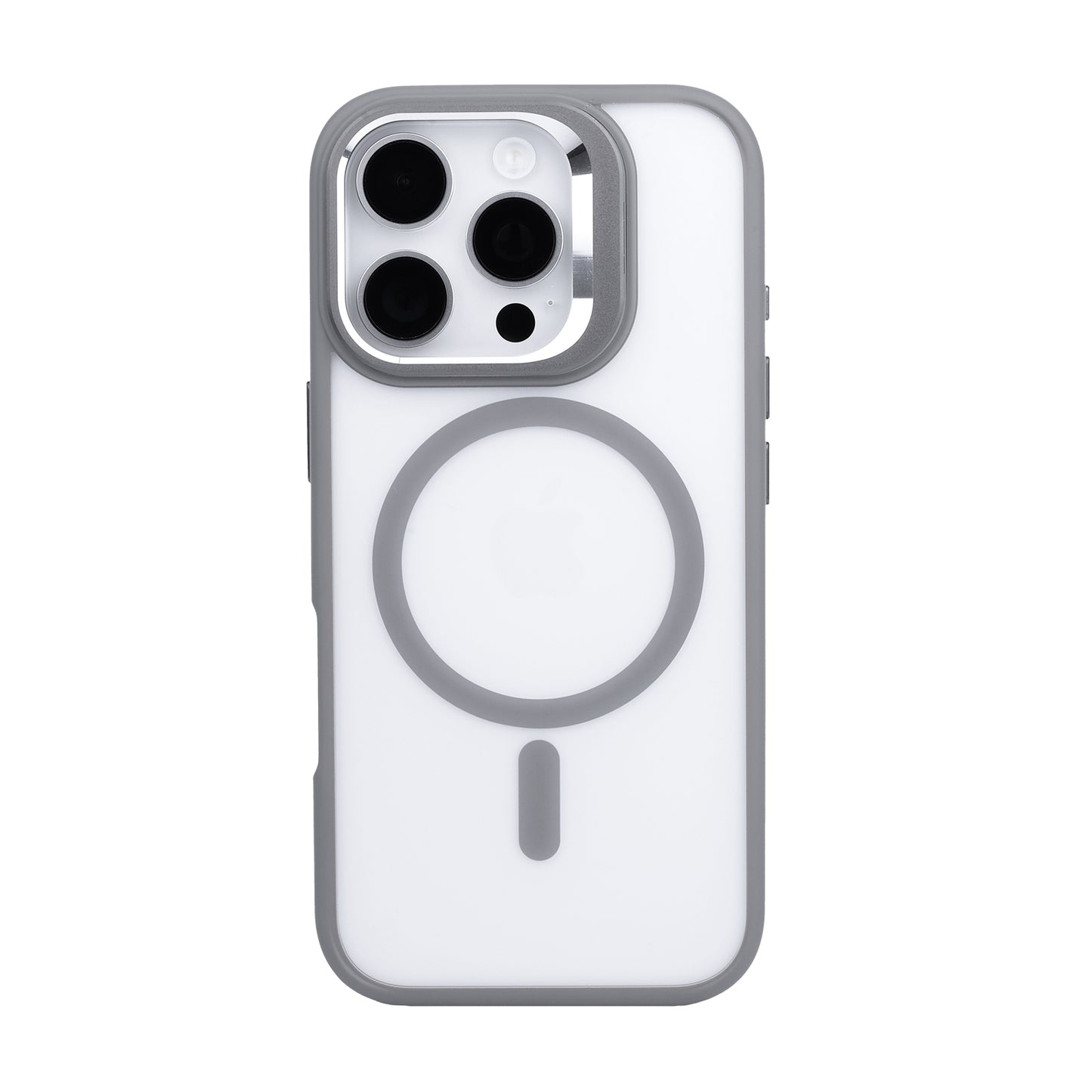 Tekne Matt MagSafe Case for iPhone 16 Pro | Matte Finish | MagSafe Compatible & Scratch-Resistant - Grey