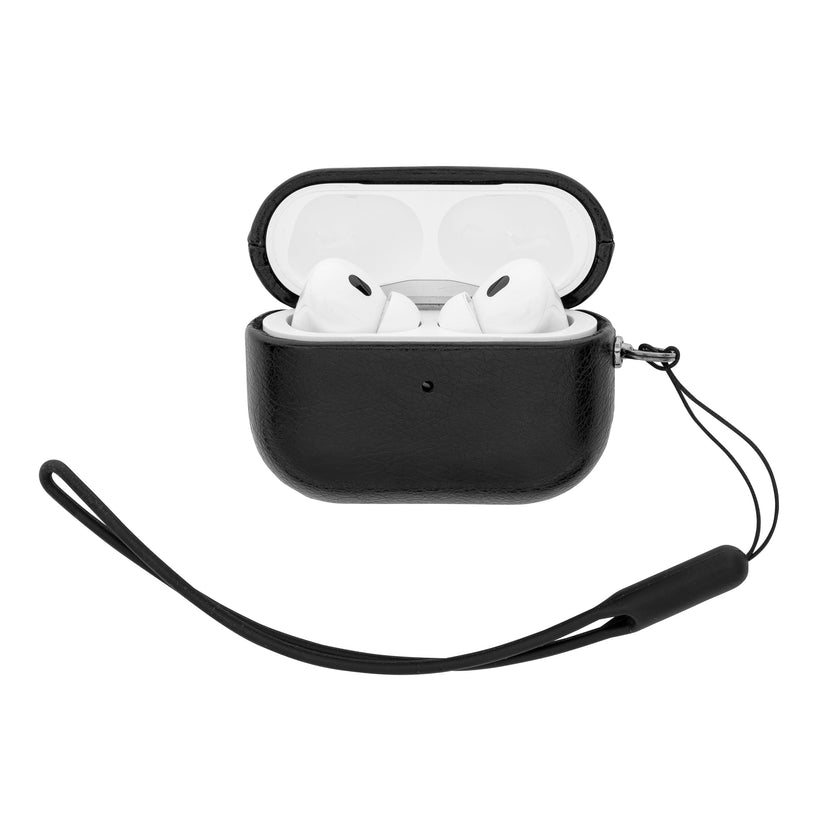 Tekne Vegan Leather case for Airpods-Black-Airpod Pro 2nd Gen Get best offers for Tekne Vegan Leather case for Airpods-Black-Airpod Pro 2nd Gen