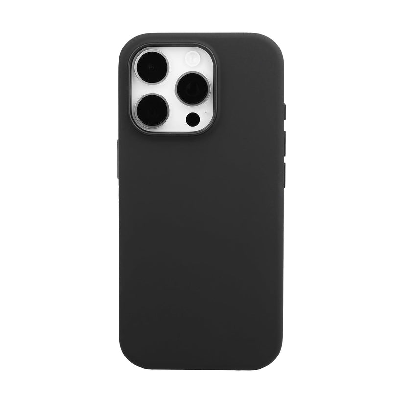 TEKNE Silicone Case for iPhone 16 Pro | Soft-Touch Grip | Shockproof & Wireless Charging Compatible - Black Get best offers for TEKNE Silicone Case for iPhone 16 Pro | Soft-Touch Grip | Shockproof & Wireless Charging Compatible - Black
