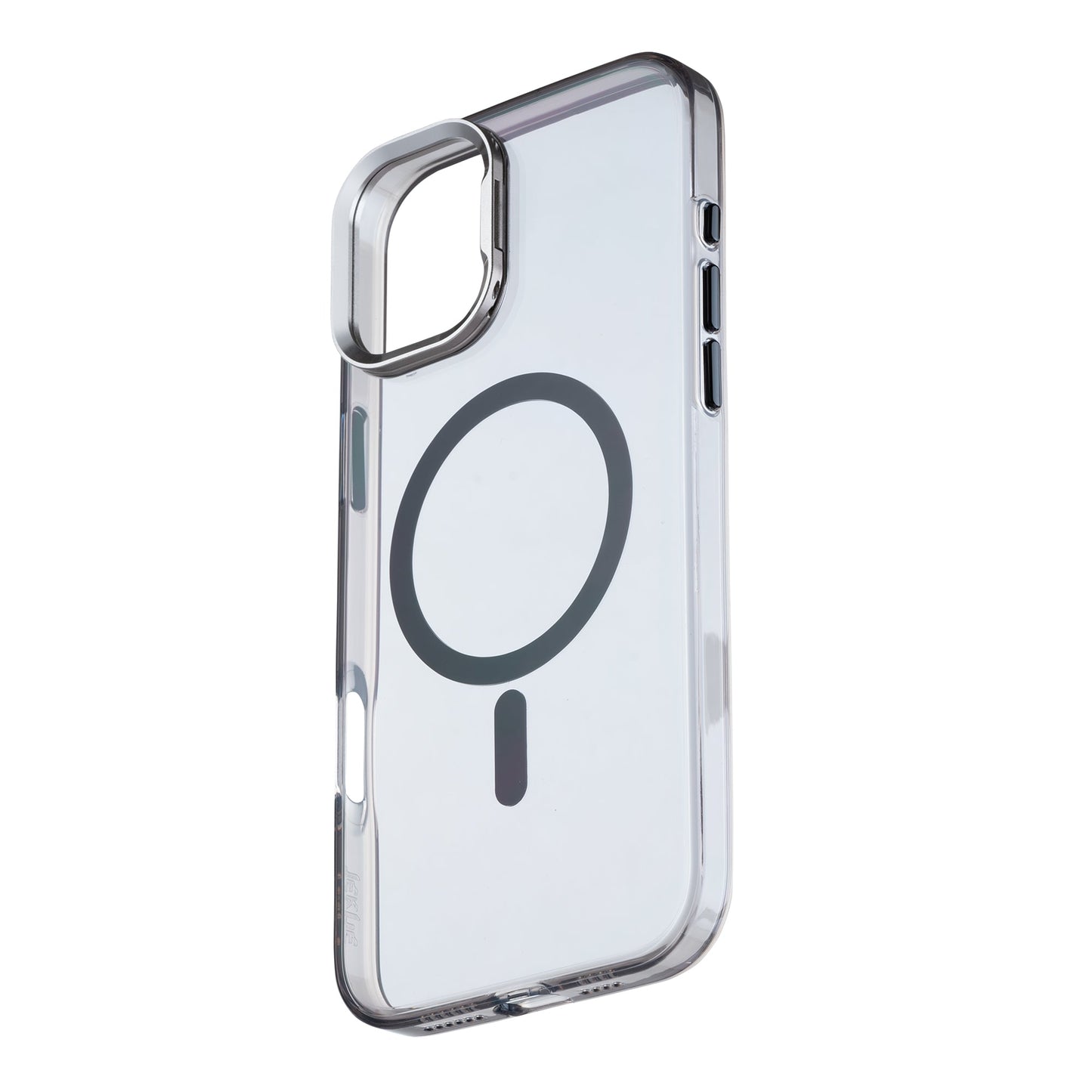 Tekne CRYSTAL Case with Metal Camera Stand for iPhone 16 Plus-Black