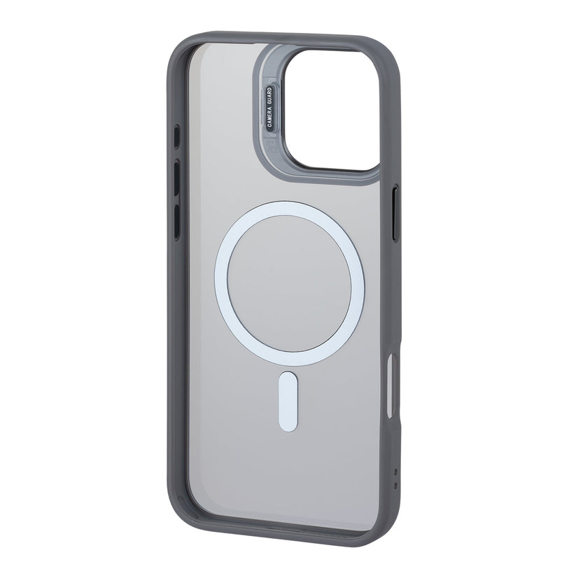 Tekne CLEAR Case with Camera stand for iPhone 16 Pro Max-Grey Get best offers for Tekne CLEAR Case with Camera stand for iPhone 16 Pro Max-Grey