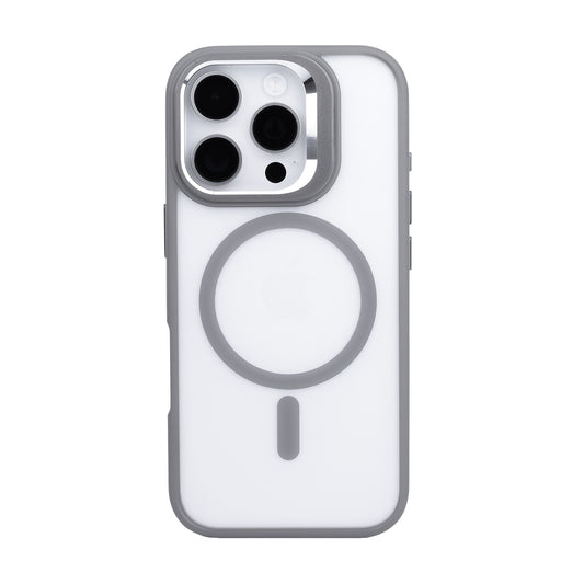 Tekne Matt MagSafe Case for iPhone 16 Pro | Matte Finish | MagSafe Compatible & Scratch-Resistant - Grey