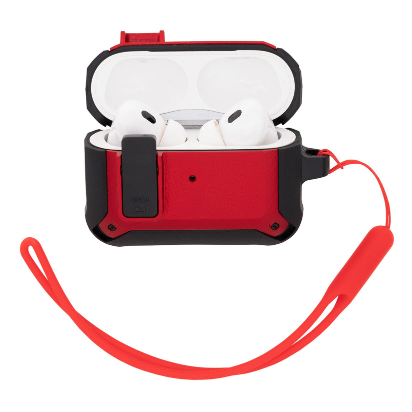 TEKNE Defender Cases-Red-Airpod Pro 2nd Gen Get best offers for TEKNE Defender Cases-Red-Airpod Pro 2nd Gen
