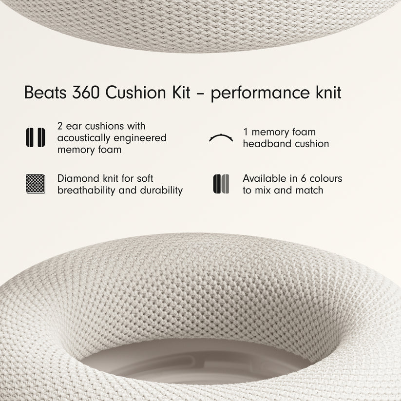 Beats 360 Cushion Kit – Cloud Performance Knit Cushions for Ear Cups and Headband Get best offers for Beats 360 Cushion Kit – Cloud Performance Knit Cushions for Ear Cups and Headband