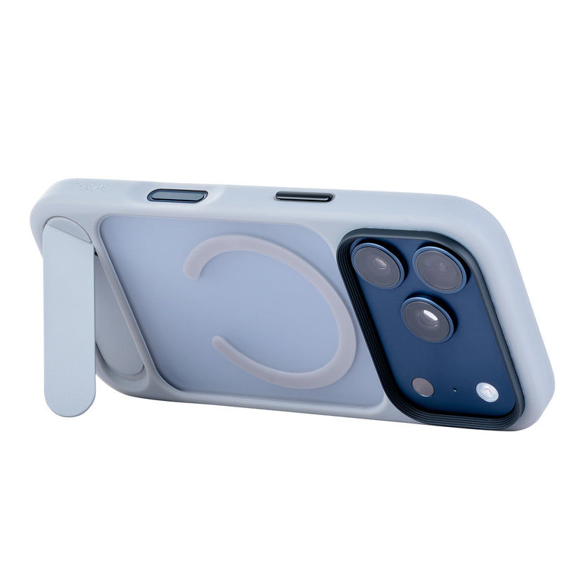 TEKNE Hybrid Frost Matte with stand Case for iPhone 17 Pro-Grey Get best offers for TEKNE Hybrid Frost Matte with stand Case for iPhone 17 Pro-Grey
