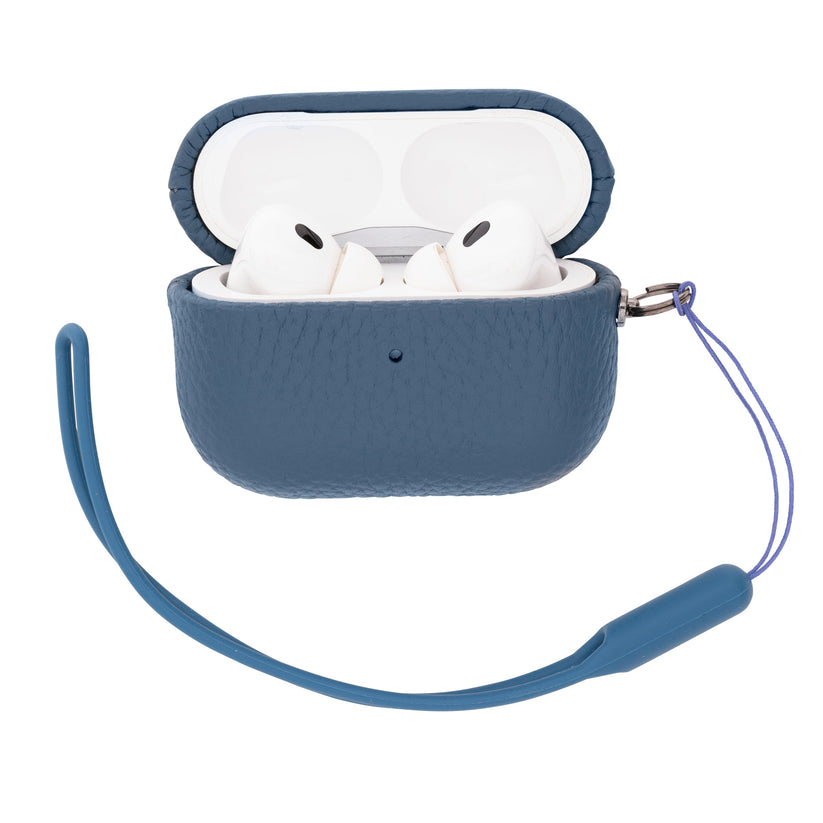 Tekne Original Leather case-Blue-Airpod Pro 2nd Gen Get best offers for Tekne Original Leather case-Blue-Airpod Pro 2nd Gen