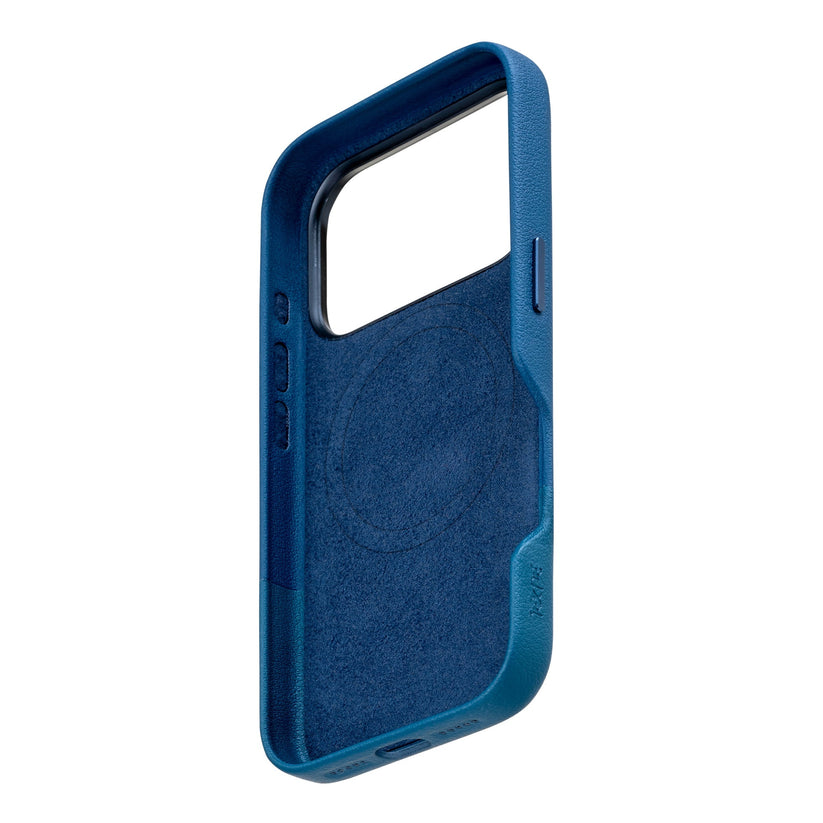 TEKNE DualTone Vegan Leather Case for iPhone 17  Pro- Blue Get best offers for TEKNE DualTone Vegan Leather Case for iPhone 17  Pro- Blue