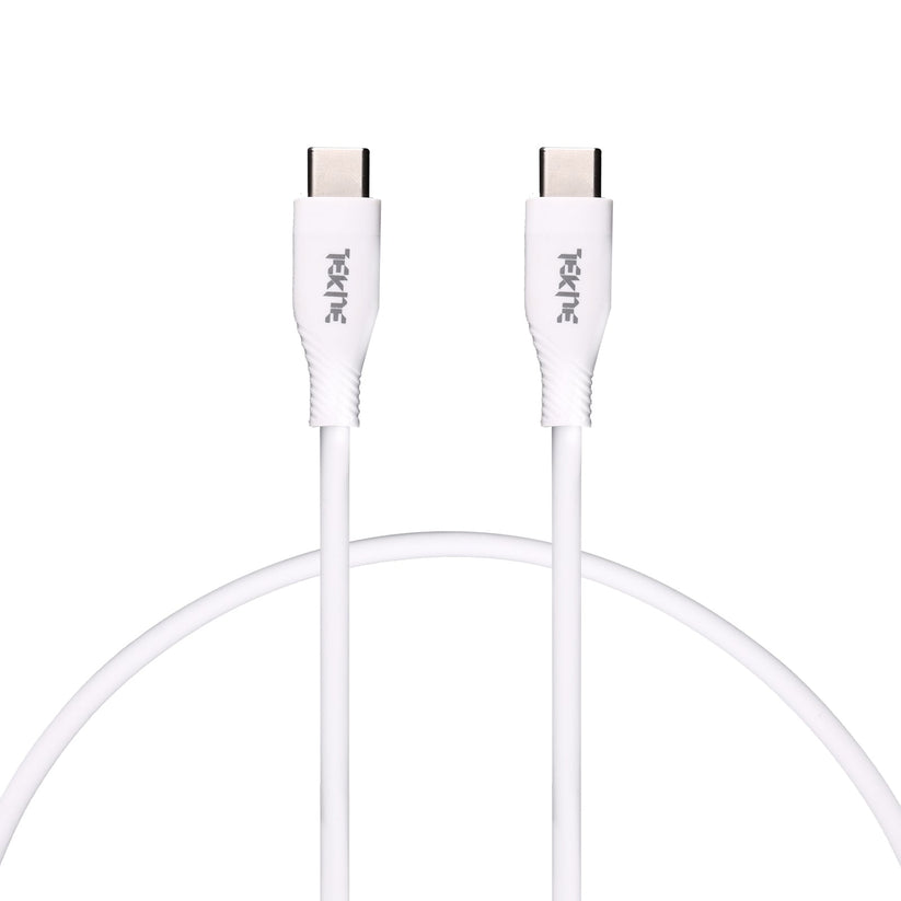 TEKNE 60W iPhone Silicone Charging Cable | Fast Charging | Ultra-Durable | Tangle-Free Design - White Get best offers for TEKNE 60W iPhone Silicone Charging Cable | Fast Charging | Ultra-Durable | Tangle-Free Design - White