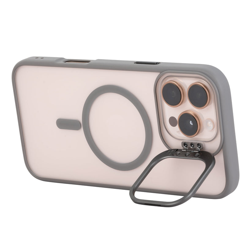 Tekne CLEAR Case with Camera stand for iPhone 16 Pro Max-Grey Get best offers for Tekne CLEAR Case with Camera stand for iPhone 16 Pro Max-Grey