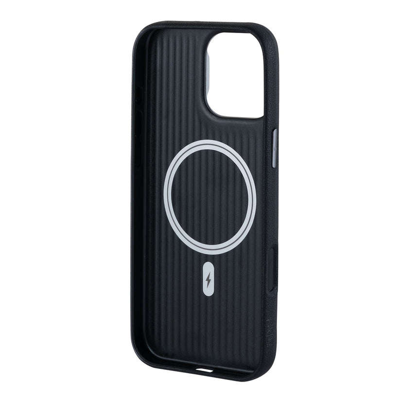 Tekne Vegan Leather Case for iPhone 16 Pro Max-Black Get best offers for Tekne Vegan Leather Case for iPhone 16 Pro Max-Black