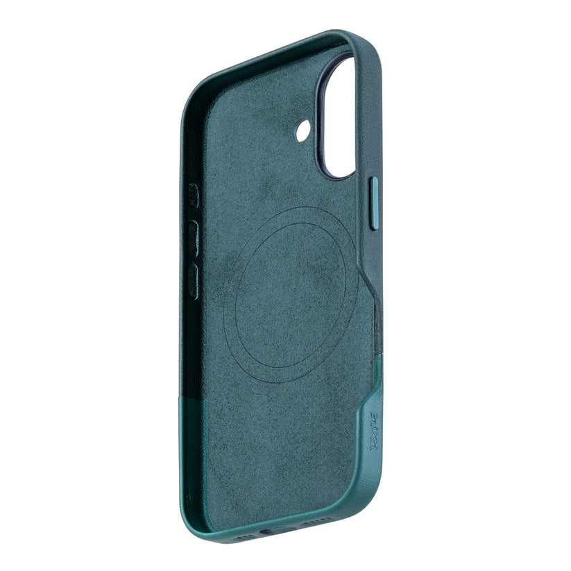 TEKNE DualTone Vegan Leather Case for iPhone 17-Green Get best offers for TEKNE DualTone Vegan Leather Case for iPhone 17-Green