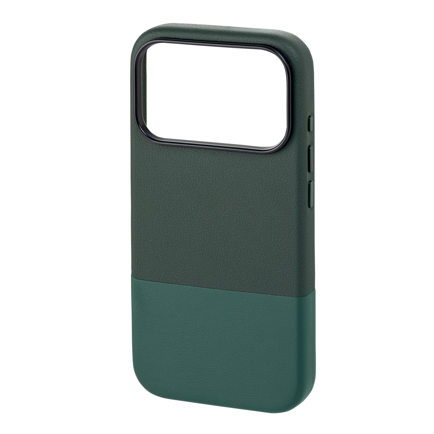 TEKNE DualTone Vegan Leather Case for iPhone 17  Pro- Green