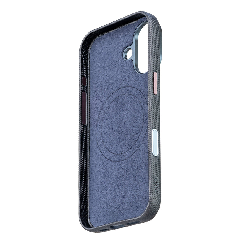 TEKNE Textura Vegan Leather Case  for iPhone 17-Grey Get best offers for TEKNE Textura Vegan Leather Case  for iPhone 17-Grey