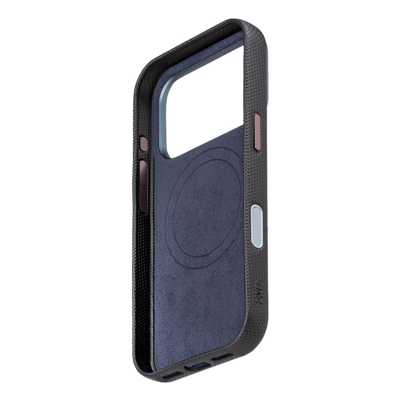 TEKNE Textura Vegan Leather Case for iPhone 17 Pro-Grey Get best offers for TEKNE Textura Vegan Leather Case for iPhone 17 Pro-Grey