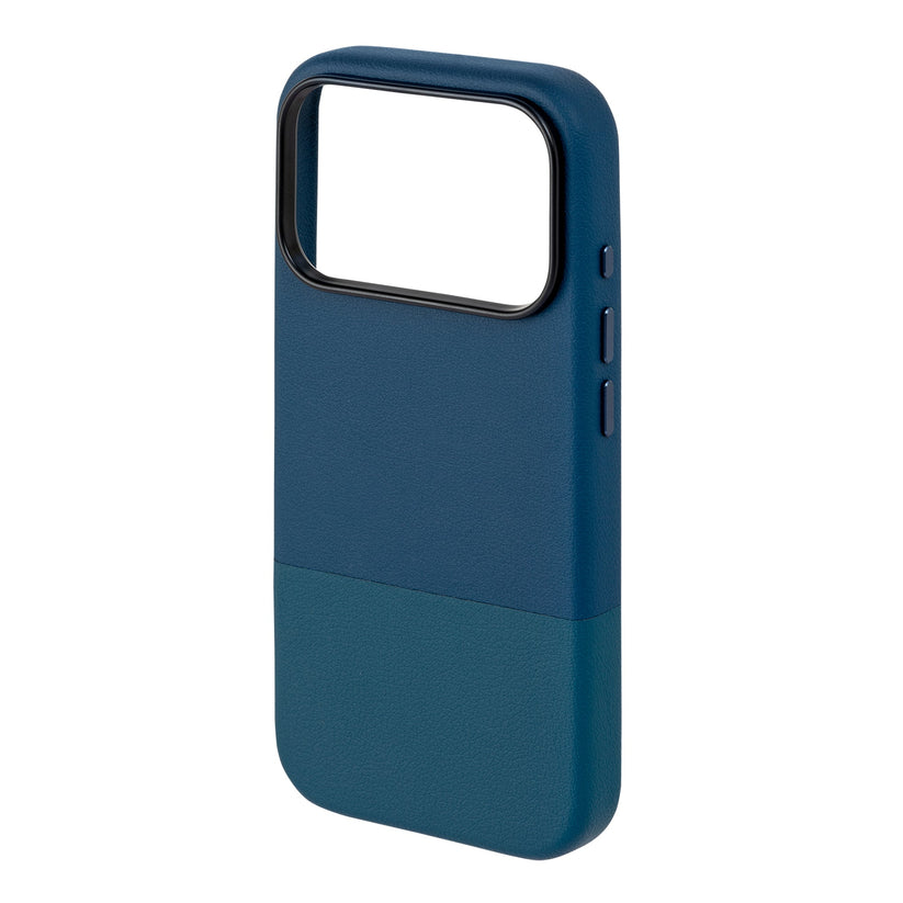TEKNE DualTone Vegan Leather Case for iPhone 17  Pro- Blue Get best offers for TEKNE DualTone Vegan Leather Case for iPhone 17  Pro- Blue