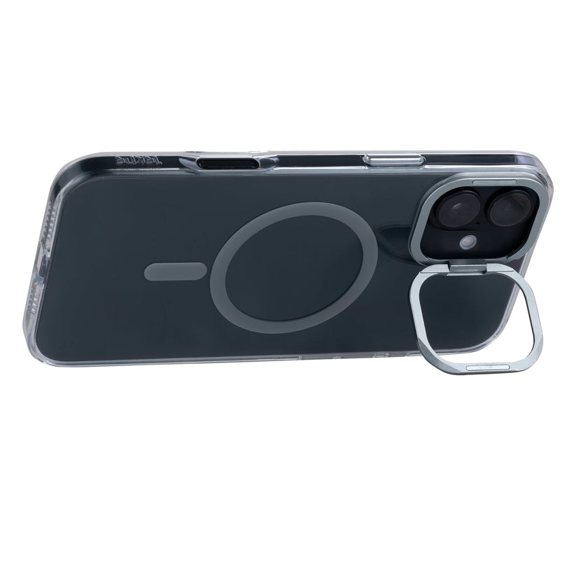 Tekne CRYSTAL Case with Metal Camera Stand for iPhone 16 Plus-Grey Get best offers for Tekne CRYSTAL Case with Metal Camera Stand for iPhone 16 Plus-Grey