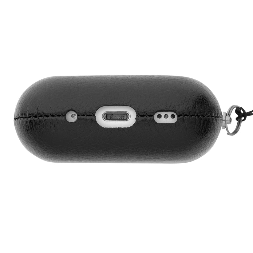 Tekne Vegan Leather case for Airpods-Black-Airpod Pro 2nd Gen Get best offers for Tekne Vegan Leather case for Airpods-Black-Airpod Pro 2nd Gen