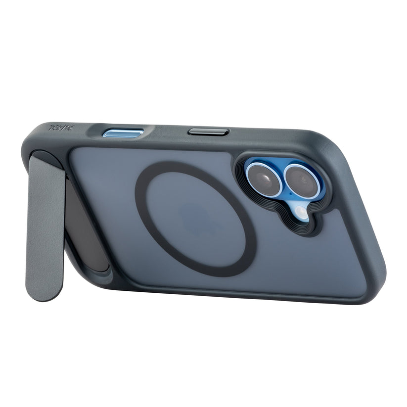 TEKNE Hybrid Frost Matte with stand Case for iPhone 17-Black Get best offers for TEKNE Hybrid Frost Matte with stand Case for iPhone 17-Black