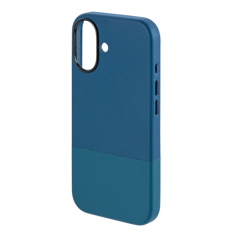 TEKNE DualTone Vegan Leather Case for iPhone 17 -Blue Get best offers for TEKNE DualTone Vegan Leather Case for iPhone 17 -Blue