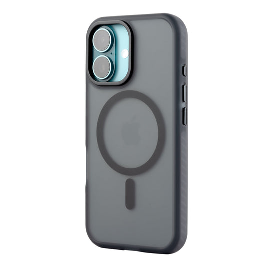 Tekne CRYSTAL Case with Metal Camera Stand for iPhone 16-Grey